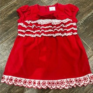Hanna Andersson Red Corduroy Dress - Size 70